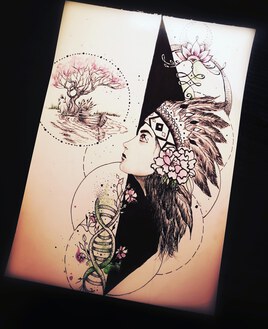 Une âme indienne au delà du temps