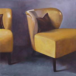 Intérieur N°61 Two Yellow Armchairs
