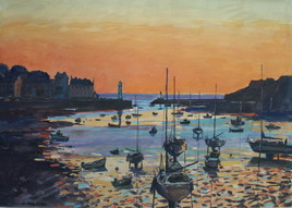 "soir d'été à Belle Isle"