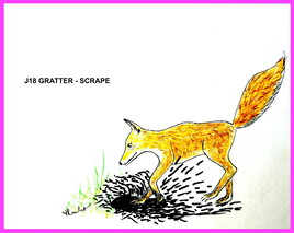 Inktober J18 : Gratter / Scrape
