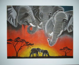 5 elephants