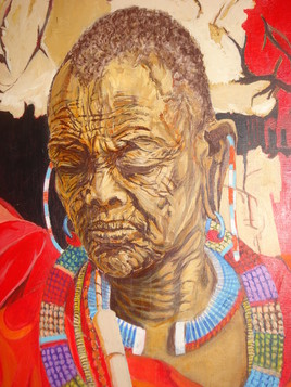 Massai - m&eacute;re (d&eacute;tail)