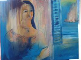 la femme à la fenetre