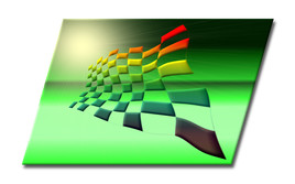 Impression Numérique  "Damier"