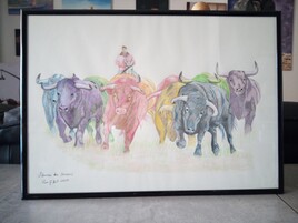 Pitones de colores 29x42 crayon