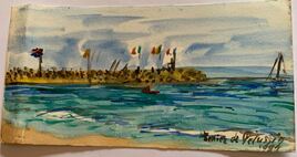 207 La jetée de Canet en Roussillon Pyrénées Orientales  en 1991