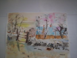 Reproduction s'un tableau de Monet