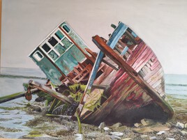 bateau &eacute;chou&eacute;