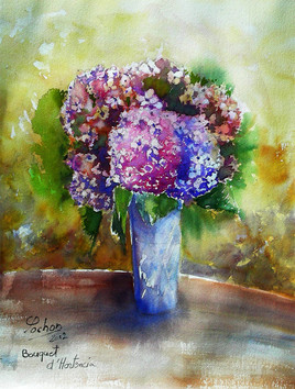 bouquet d'hortencia
