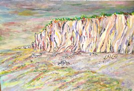 Mers-les-bains à marée basse