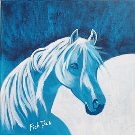 Cheval bleu
