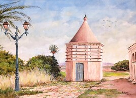 Le pigeonnier du palais de Kourdane.