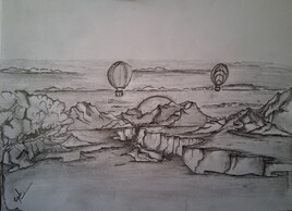 Un chemin dans les tranch&eacute;es de la vall&eacute;e