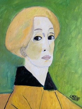 "Autoportrait d'Hélène Schjerbeck" ....