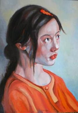 cinese di tre quarti