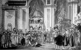 Le Sacre de Napoleon de Jacques louis David