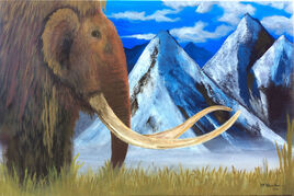 Mammouth &agrave; la montagne