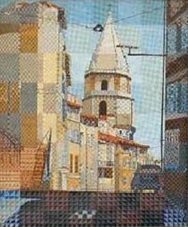 LE PANIER VIEUX CARTIER DE MARSEILLE  ( OIL )