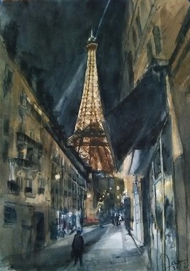 Ambiance parisienne le soir