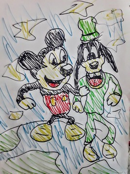 Mickey et Dingo
