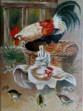 Maman poule est en colère