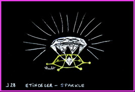 Inktober 2023 J28 Etinceler - Sparkle