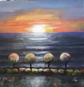 Le soleil se couche