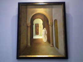 Une femme au sefsari dans la m&eacute;dina