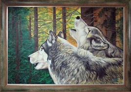 Les loups ( ou le feu dans la for&ecirc;t )