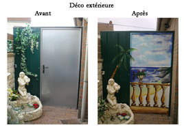 Déco sur porte