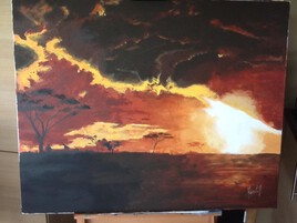 Safari au couch&eacute; de soleil