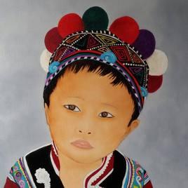 L'Enfant du Laos (tenue traditionnelle)