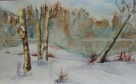 Paysage enneig&eacute;