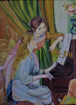 Jeunes filles au piano