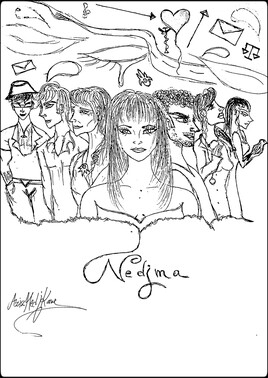 Affiche de ma Bande Dessinée : " Nedjma "