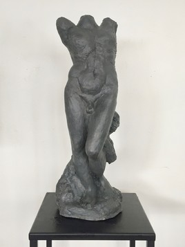 Corpus Statue Sculpture terre cuite Art du Nu 48cm