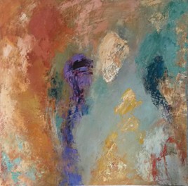 Masques, 2016, technique mixte, 50x50cm