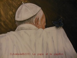 Sylvalavie - François : le pape et le papillon
