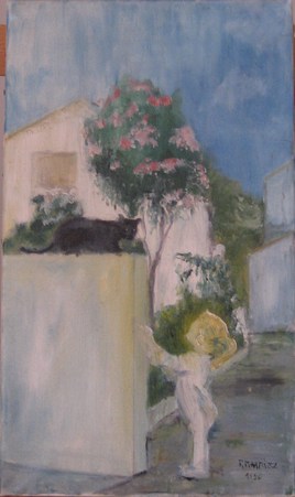 La petite fille et le chat