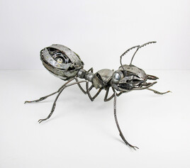 Sculpture m&eacute;tal