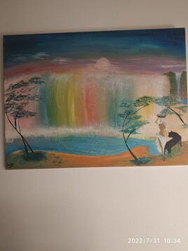 Chute d'eau tropicale