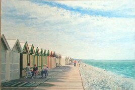 Les planches &agrave; Cayeux sur mer