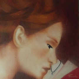 Jeune Fille &agrave; la Bible