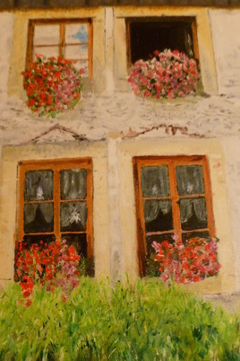 Fenêtres fleuries