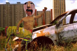 Faune quittant sa cit&eacute; HLM