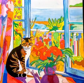 Le Chat &agrave; la Fenetre