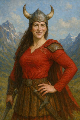 Catherine Goulet (Sexologie) en guerri&egrave;re viking