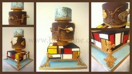 Piece mont&eacute;e "Monet-Dali-Mondrian"