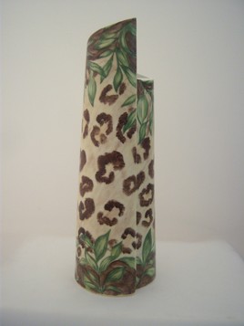VASE LEOPARD