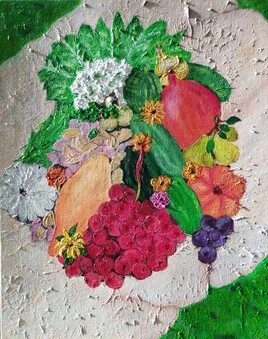 Composition chromatique de légumes